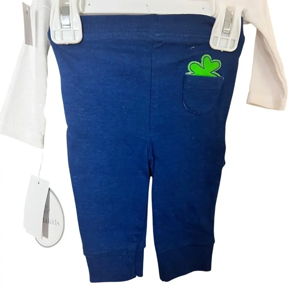 Koala Kids Newborn St Patrick's Day Matching Set Sz NB